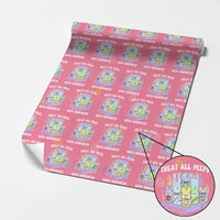 Teachers Easter Wrapping Paper Roll Treat All Peeps With Kindness