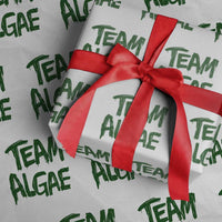 Team Algae Slime Dripping Style Graphic Wrapping Paper Roll Viral Lincoln Memorial Reflecting Pool Swamp Meme