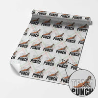 Team Punch Monkey Wrapping Paper Roll Viral Trend Baby Monkey Meme