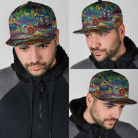 Team Punch The Monkey Snapback Cap Baby Monkey Stay Strong Graffiti Style