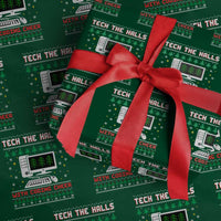 Tech Support Christmas Wrapping Paper Roll Tech The Halls With Cooking Cheer - Wonder Print Shop
