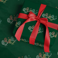 Thanksgiving Turkey Day Retro Poultry Holiday Wrapping Paper Roll - Wonder Print Shop