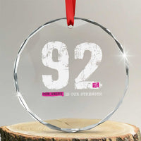 The 92% Black Women Power Crystal Glass Ornament Black History Month TS10