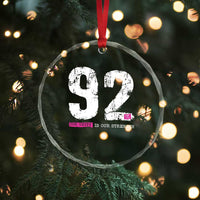 The 92% Black Women Power Crystal Glass Ornament Black History Month TS10