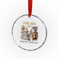 The Big Five South Africa Crystal Glass Ornament Elephant Lion Rhino Buffalo Leopard Animals Safari Wildlife TS02