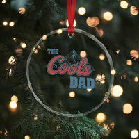 The Cool Dad Crystal Glass Ornament Fathers Day Gifts - Wonder Print Shop
