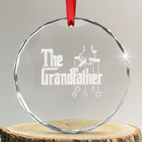 The Grandfather Crystal Glass Ornament Funny Grandpa Italian Mafia Style Father's Day