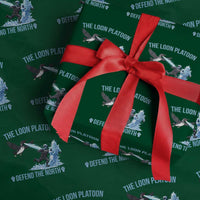 The Loon Platoon Defend The North Wrapping Paper Roll Minnesota Rebel Loon Resist