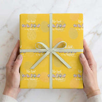 The Lord Is My Shepherd Wrapping Paper Roll Christian Easter Day Religious Sheep