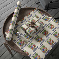 The Only Thing More Powerful Than Hate Is Love Puerto Rico Wrapping Paper Roll Unity and Love Boricua Heritage Pride