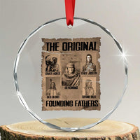 The Original Founding Fathers Crystal Glass Ornament Native American Indigenous Leaders Graphic