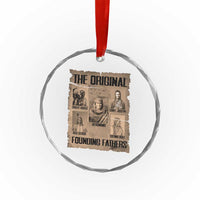The Original Founding Fathers Crystal Glass Ornament Native American Indigenous Leaders Graphic