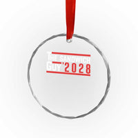 The Sandwich Guy 2028 Crystal Glass Ornament Political Parody TS02