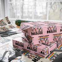 There's Some Gays in This House Wrapping Paper Roll Funny LGBTQ+ Horror Character Pride Mashup - Wonder Print Shop