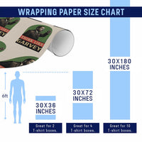 Think Like Garvey Wrapping Paper Roll Civil Rights Leader Gift