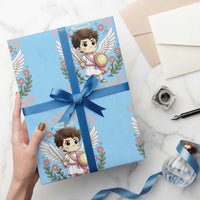 This Girl Loves Saint Michael Wrapping Paper Roll Religious Faith Gift