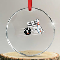 This Is My Spare Shirt Crystal Glass Ornament Funny Bowling Gift - Wonder Print Shop