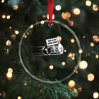 This Is My Spare Shirt Crystal Glass Ornament Funny Bowling Gift TS12