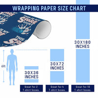 This Is My Spare Shirt Wrapping Paper Roll Bowling Pun Gift - Wonder Print Shop