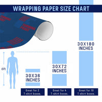 This is The Turning Point Wrapping Paper Roll USA Flag Patriotic Freedom Conservative - Wonder Print Shop