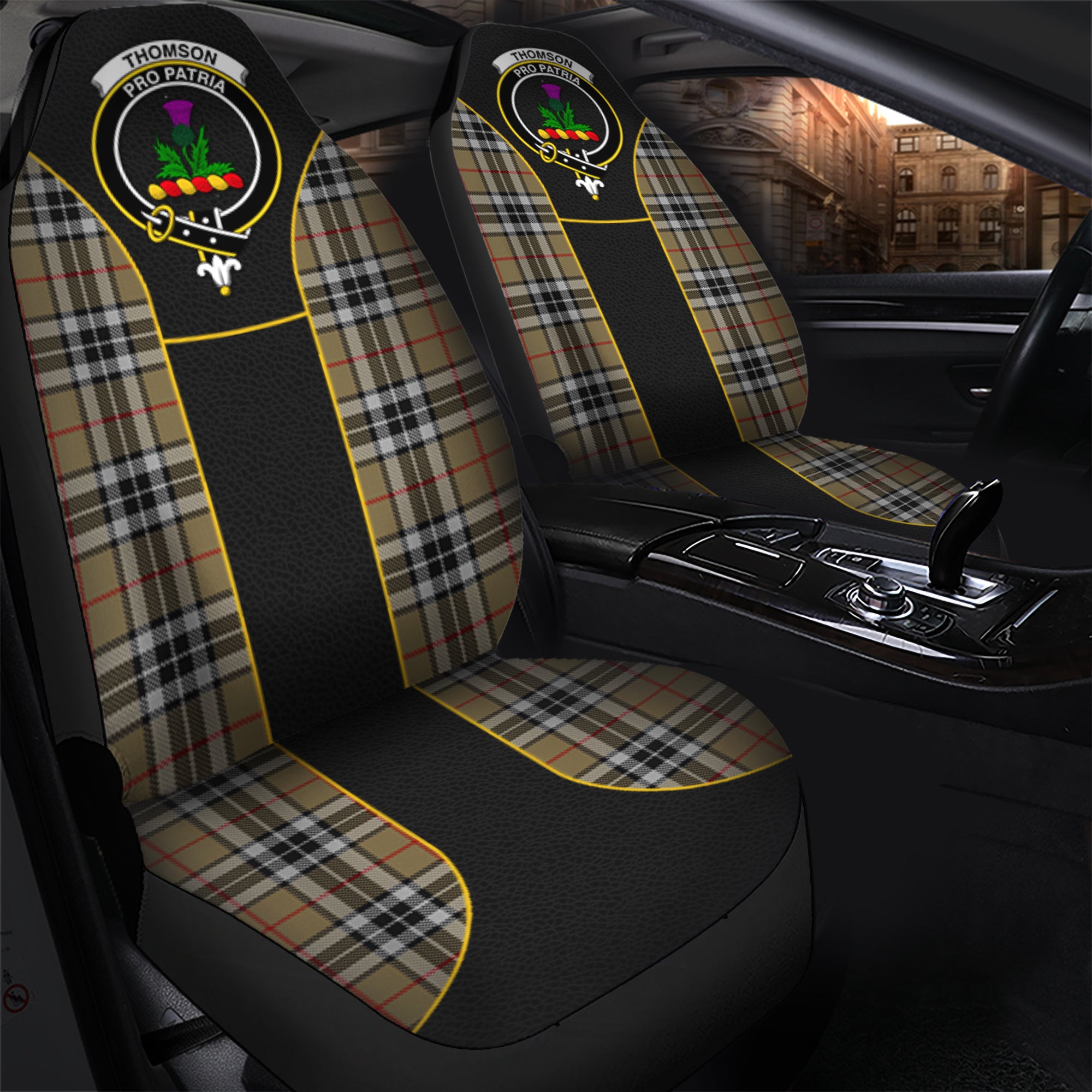 scottish-thomson-camel-tartan-crest-car-seat-cover-special-style