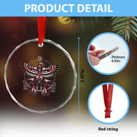 Thunderbird Native American Northwest Coast Art Crystal Glass Ornament