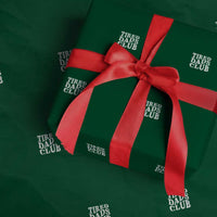 Tired Dads Club Wrapping Paper Roll Fathers Day Funny Dad Life - Wonder Print Shop