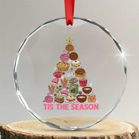 Tis The Season Mexican Christmas Crystal Glass Ornament - Wonder Print Shop