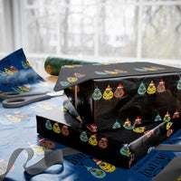 Tis The Season To Be Knitting Wrapping Paper Roll Xmas Gift - Wonder Print Shop