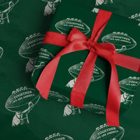 Together We Are America Vintage Football Wrapping Paper Roll Patriotic Sports Pride Bunny Inspirational Quote