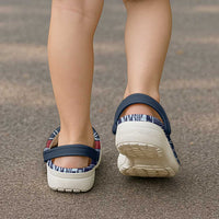 Toghu Bamenda Clogs Shoes Cameroon North West Traditional Pattern - Wonder Print Shop