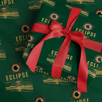 Total Solar Eclipse August 12 2026 Celestial Totality Wrapping Paper Roll Ocean Beach View Astronomy Souvenir