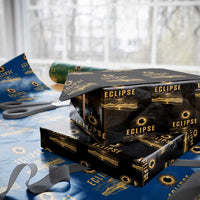 Total Solar Eclipse August 12 2026 Celestial Totality Wrapping Paper Roll Ocean Beach View Astronomy Souvenir