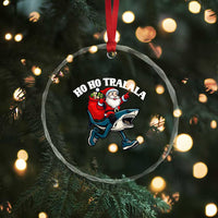 Tralalero Tralala Christmas Meme Crystal Glass Ornament Santa Xmas Ho Ho Ho TS14