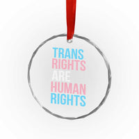 Trans Rights Crystal Glass Ornament Human Rights Transgender Pride Gender Equality - Wonder Print Shop