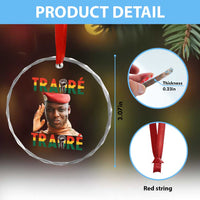 Traoré 2025 Crystal Glass Ornament African President Burkina Faso - Wonder Print Shop