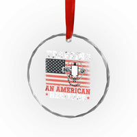 Trapping American Heritage Crystal Glass Ornament Patriotic Trap Hunting Trapper - Wonder Print Shop
