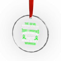 Traumatic Brain Injury Awareness Crystal Glass Ornament TBI Warrior I Am The Storm TS02