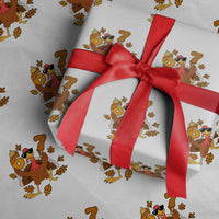 Trending Six Seven Meme Turkey Wrapping Paper Roll Funny Thanksgiving Gift - Wonder Print Shop