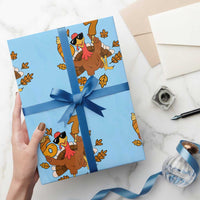 Trending Six Seven Meme Turkey Wrapping Paper Roll Funny Thanksgiving Gift - Wonder Print Shop