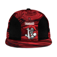 Trinbago Cricket Snapback Cap Go Knight Riders Marble Pattern - Wonder Print Shop
