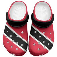 Trinidad and Tobago Clogs Shoes Heritage Palette Flag-Inspired - Wonder Print Shop