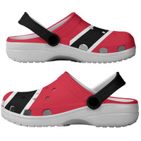 Trinidad and Tobago Clogs Shoes Heritage Palette Flag-Inspired - Wonder Print Shop