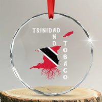 Trinidad and Tobago Flag Crystal Glass Ornament Trini Trinidadian Proud TS10