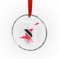 Trinidad and Tobago Flag Crystal Glass Ornament Trini Trinidadian Proud TS10