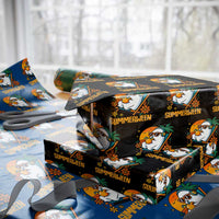 Tropical Summerween Boo Sheet Wrapping Paper Roll Funny Ghost Halloween Summer Beach Vibes - Wonder Print Shop