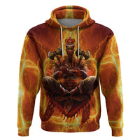 African Hoodie Orisha Shango God Zip Hoodie - Wonder Print Shop