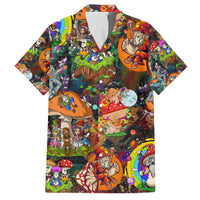 Hippie Mushroom Trippy Colorful Lover Hawaiian Shirt - Wonder Print Shop