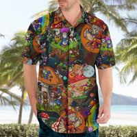 Hippie Mushroom Trippy Colorful Lover Hawaiian Shirt - Wonder Print Shop
