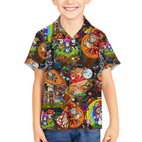 Hippie Mushroom Trippy Colorful Lover Hawaiian Shirt - Wonder Print Shop